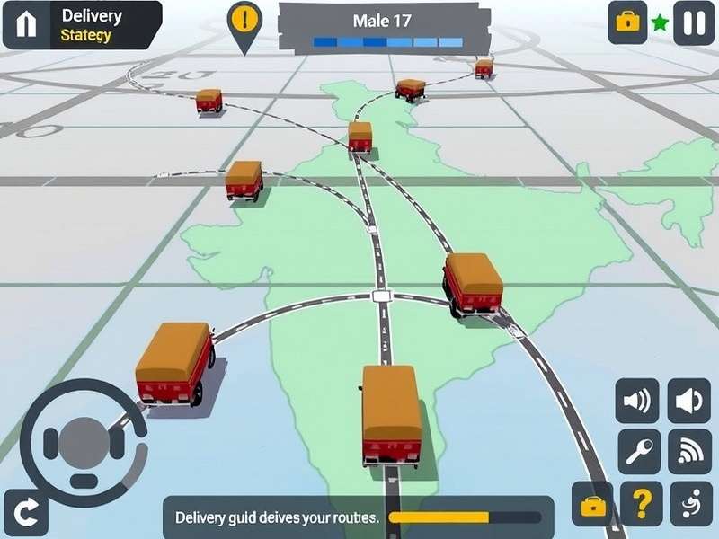 Speedy Shipment route planning interface showing Indian map